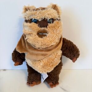 Disney Parks Star Wars Ewok Wicket Plush Authentic Cute Return of the Jedi 10"